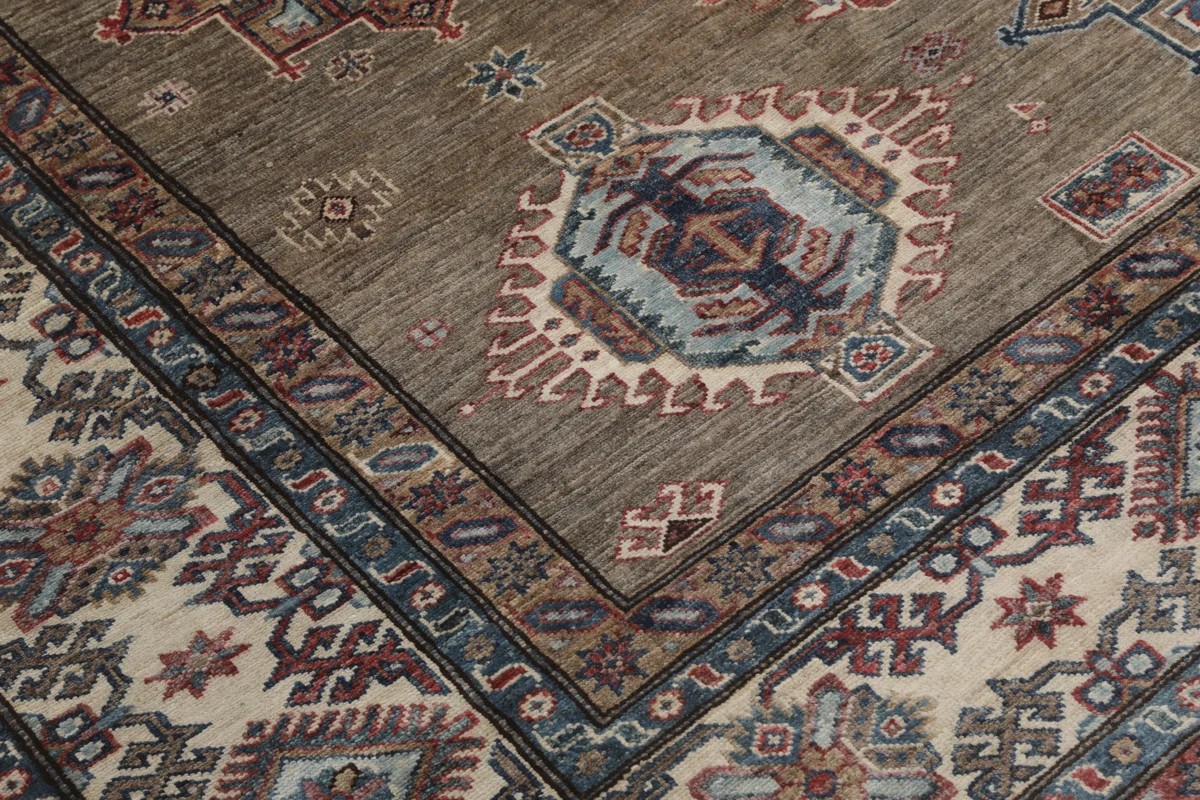 244x307 см, Афганистан, Казак, Wool, коричневый — вид 2