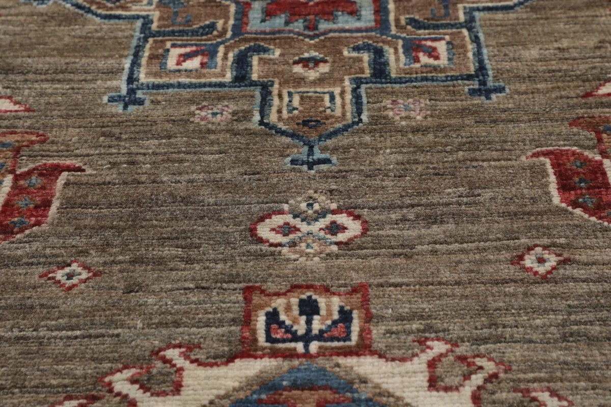 244x307 см, Афганистан, Казак, Wool, коричневый — вид 5