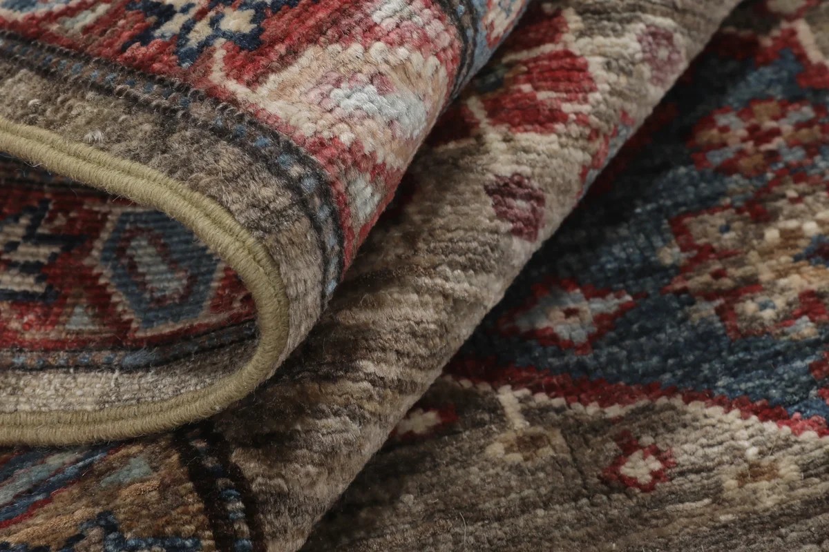 244x307 см, Афганистан, Казак, Wool, коричневый — вид 6