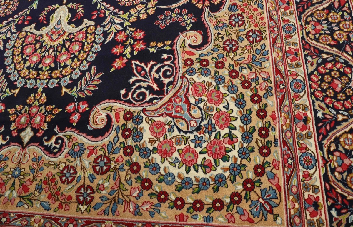 343x495 см, Иран, Керман, Wool, коричневый — вид 2