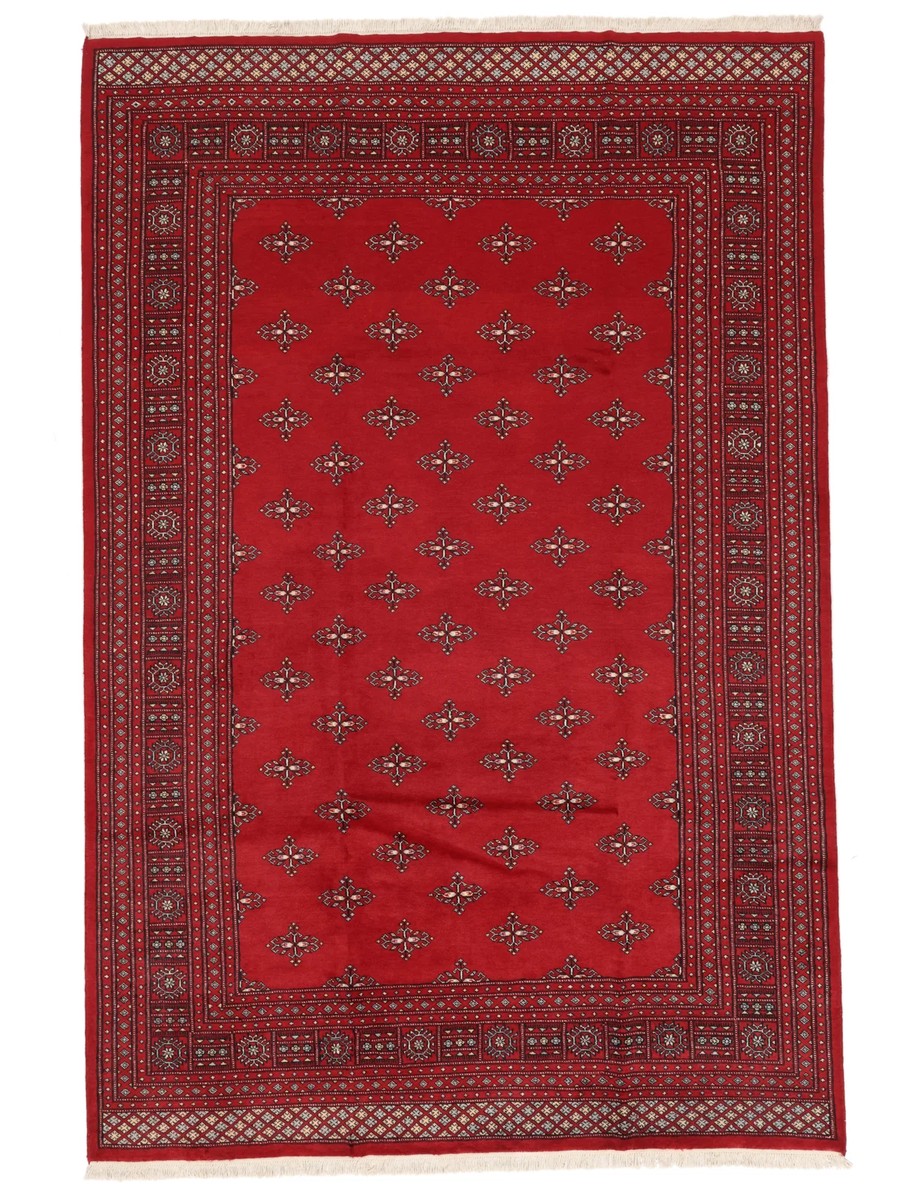 203x304 см, Пакистан, Афган / Пакистан, Wool, красный