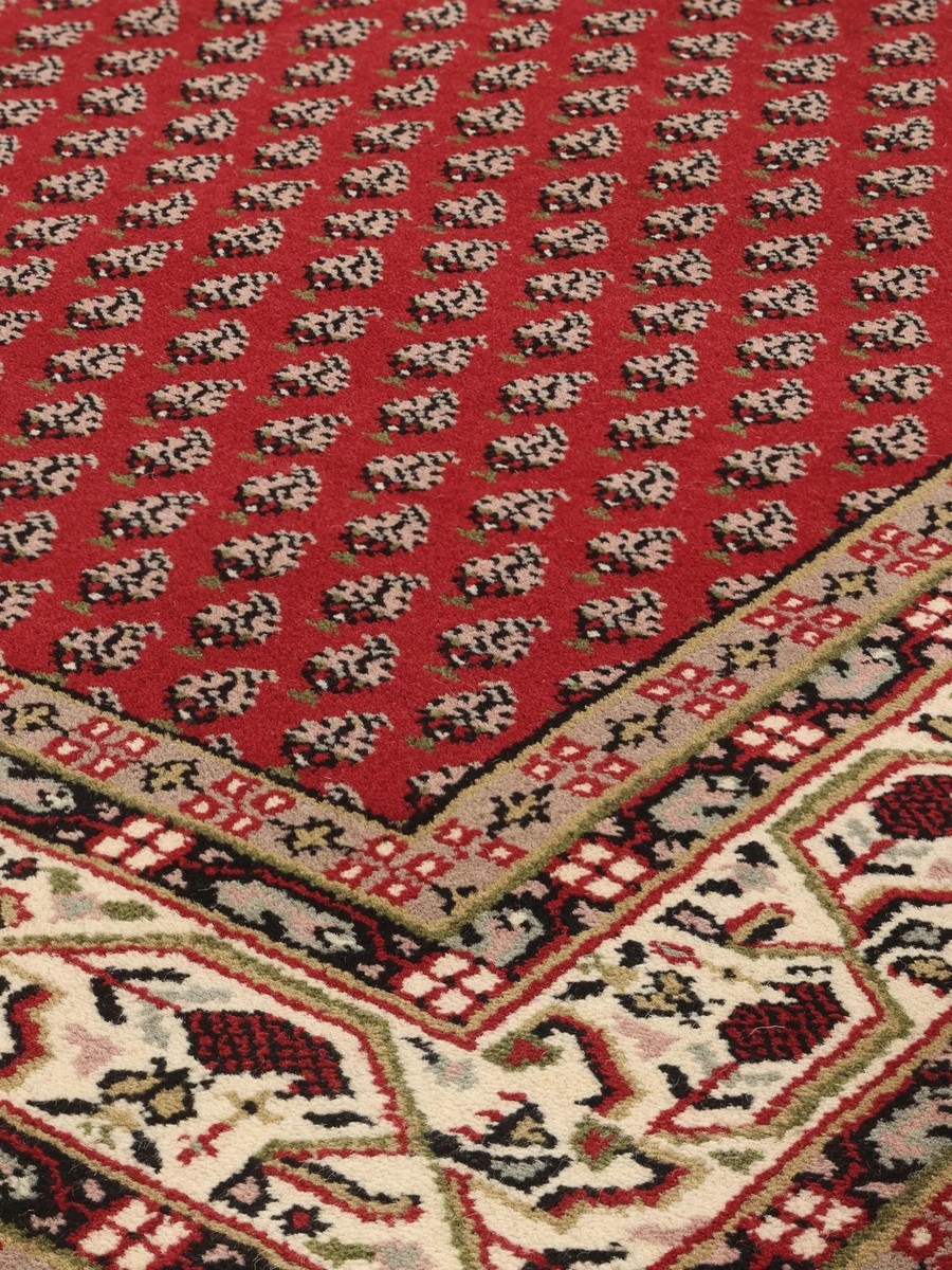 125x184 см, Индия, Восточные, Wool, красный — вид 4