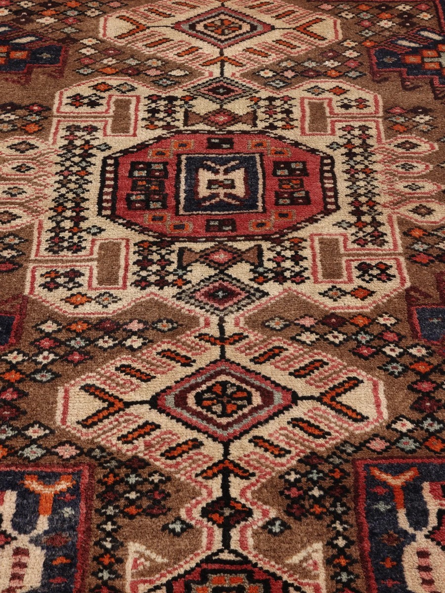 80x129 см, Иран, Хамадан, Wool, чёрный — вид 5