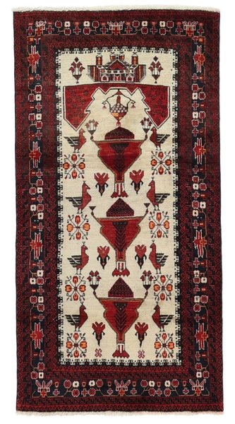90x172 см, Иран, Балучи, Wool, оранжевый