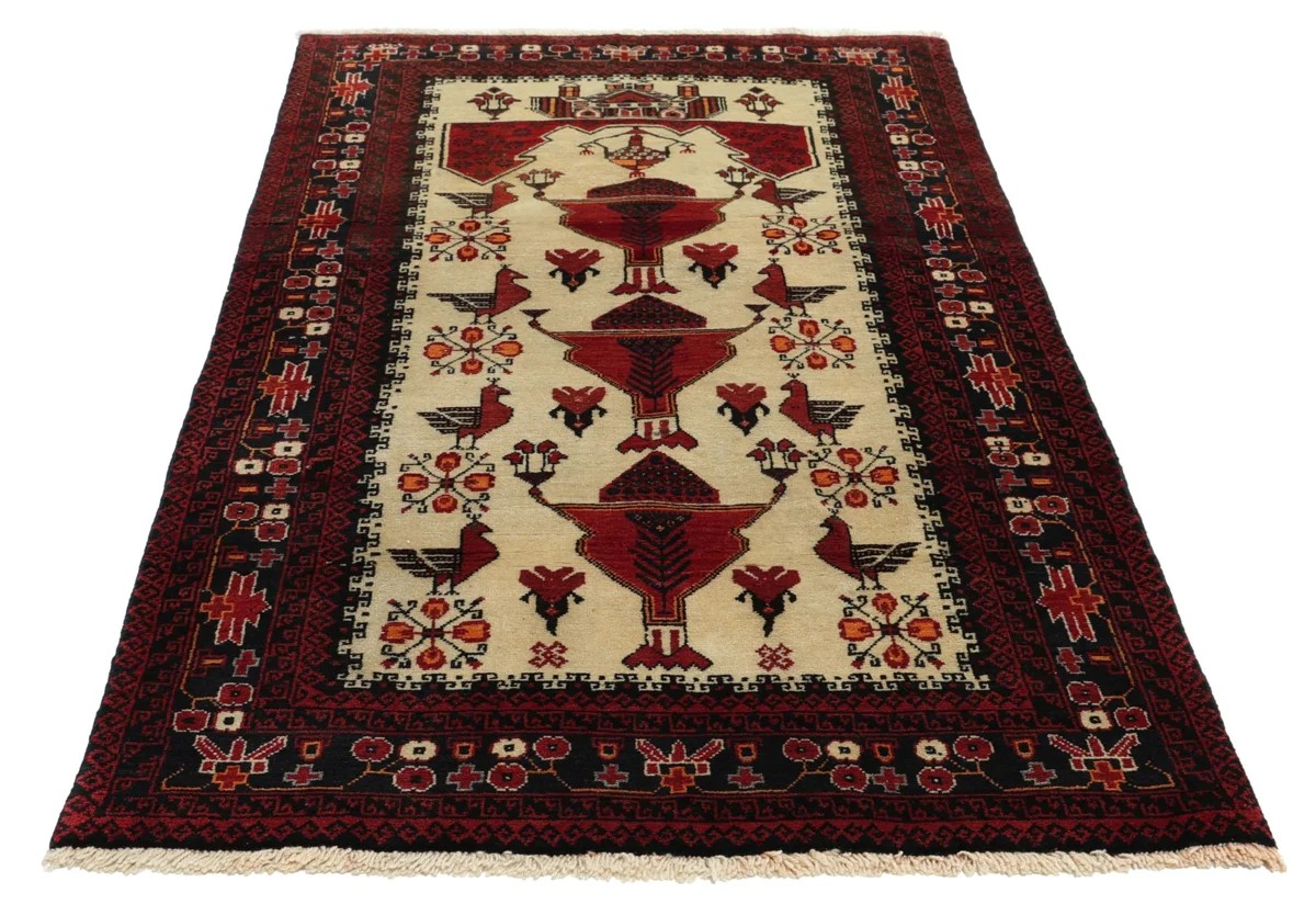 90x172 см, Иран, Балучи, Wool, оранжевый — вид 2