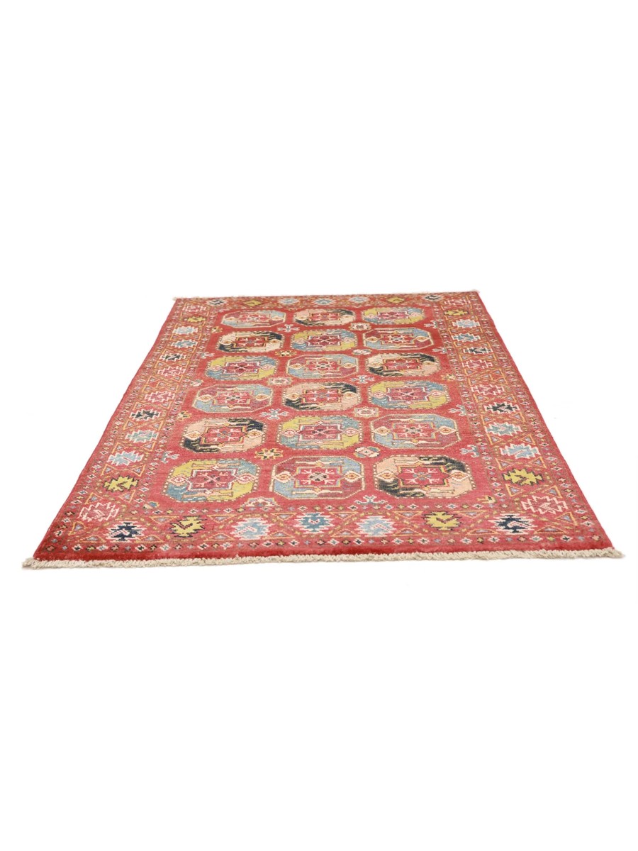 90x141 см, Афганистан, Казак, Wool, оранжевый — вид 2