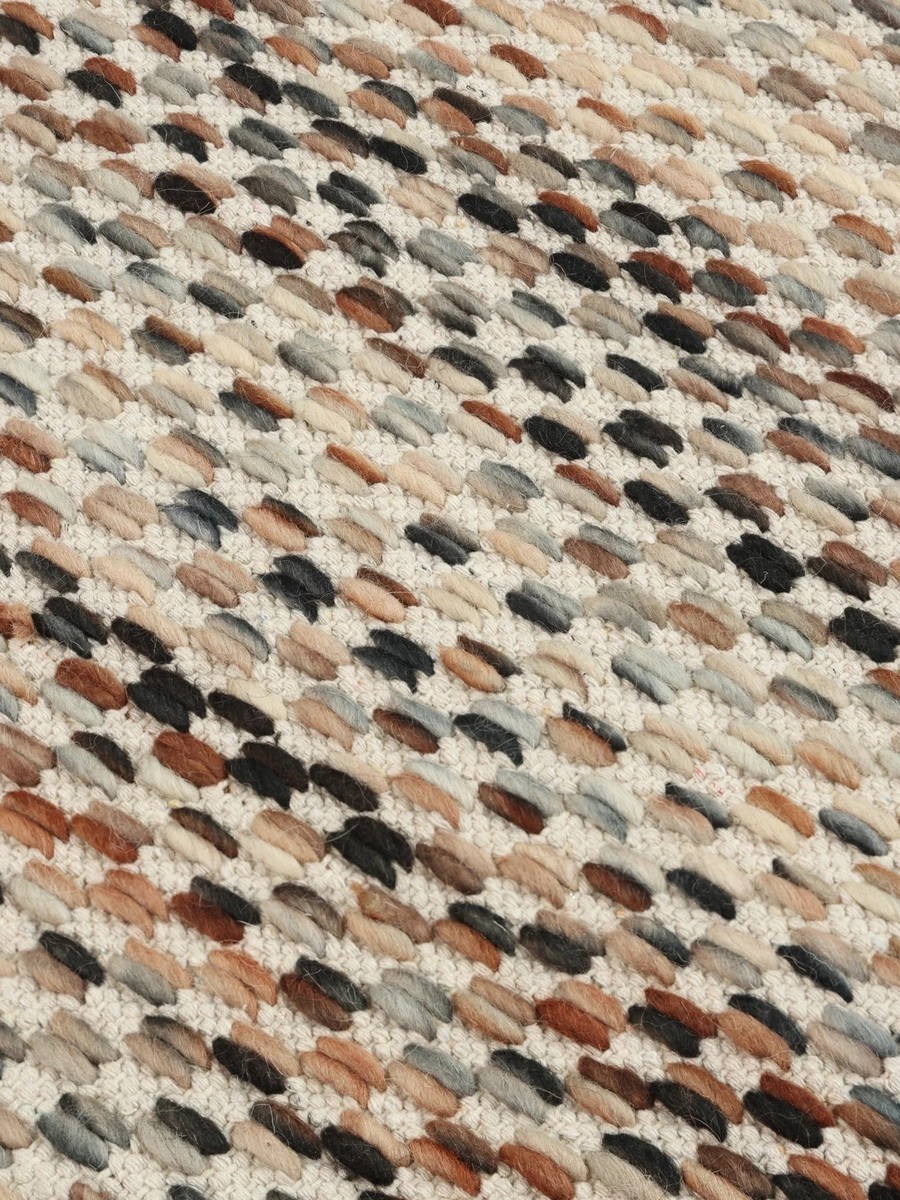 200x300 см, Индия, Современные, Wool, ржаво-красный