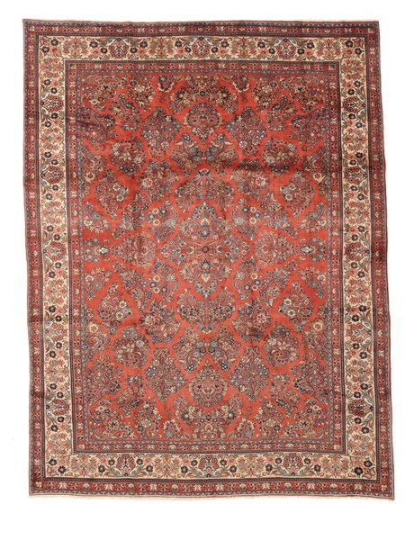 250x335 см, Иран, Сарук, Wool, красный