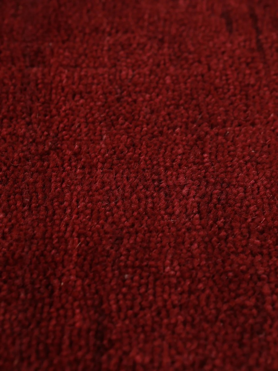 Ø250 см, Индия, Однотонные, Wool, красный — вид 6