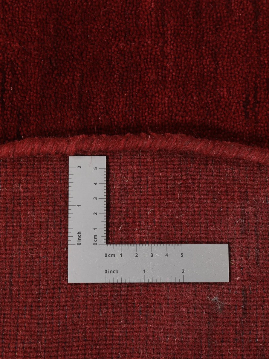 Ø250 см, Индия, Однотонные, Wool, красный — вид 8