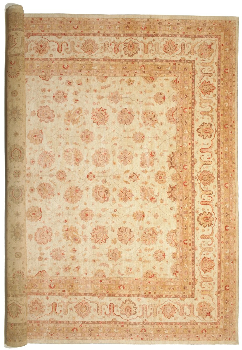 575x842 см, Пакистан, Зиглер, Wool, бежевый