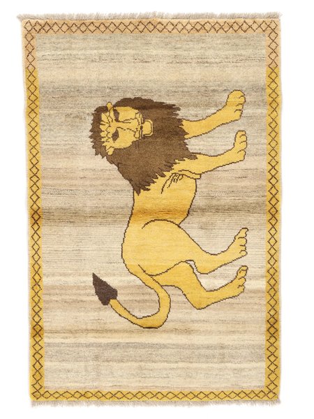 97x148 см, Иран, Кашкай, Wool, оранжевый