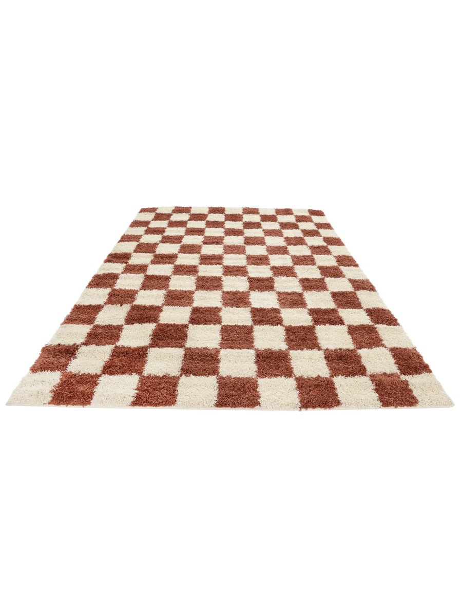 300x400 см, Египет, Шэгги, Polypropylene, ржаво-красный — вид 2