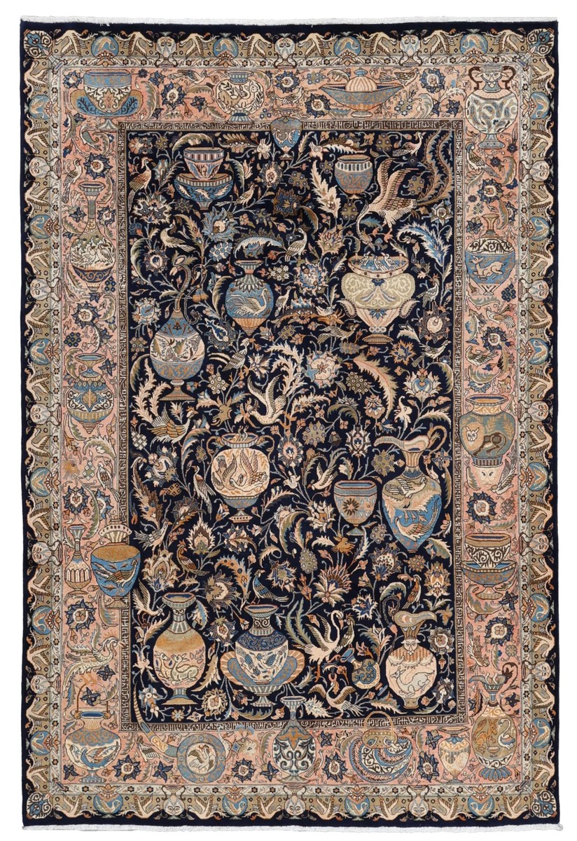 207x307 см, Иран, Восточные, Wool, коричневый