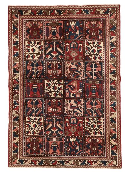 144x208 см, Иран, Бахтиари, Wool, чёрный