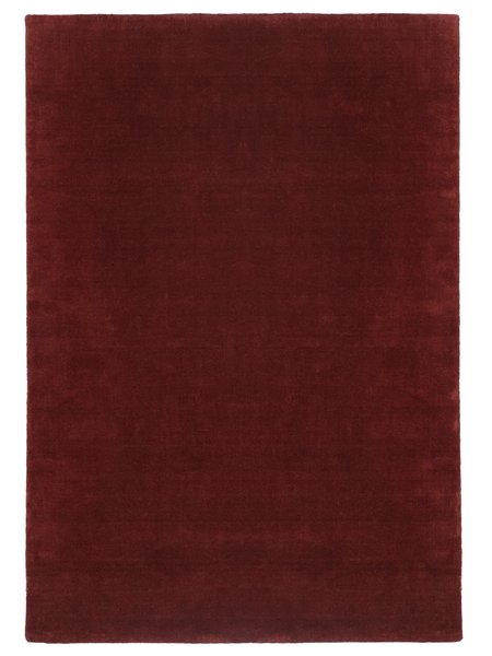 160x230 см, Индия, Однотонные, Wool, красный