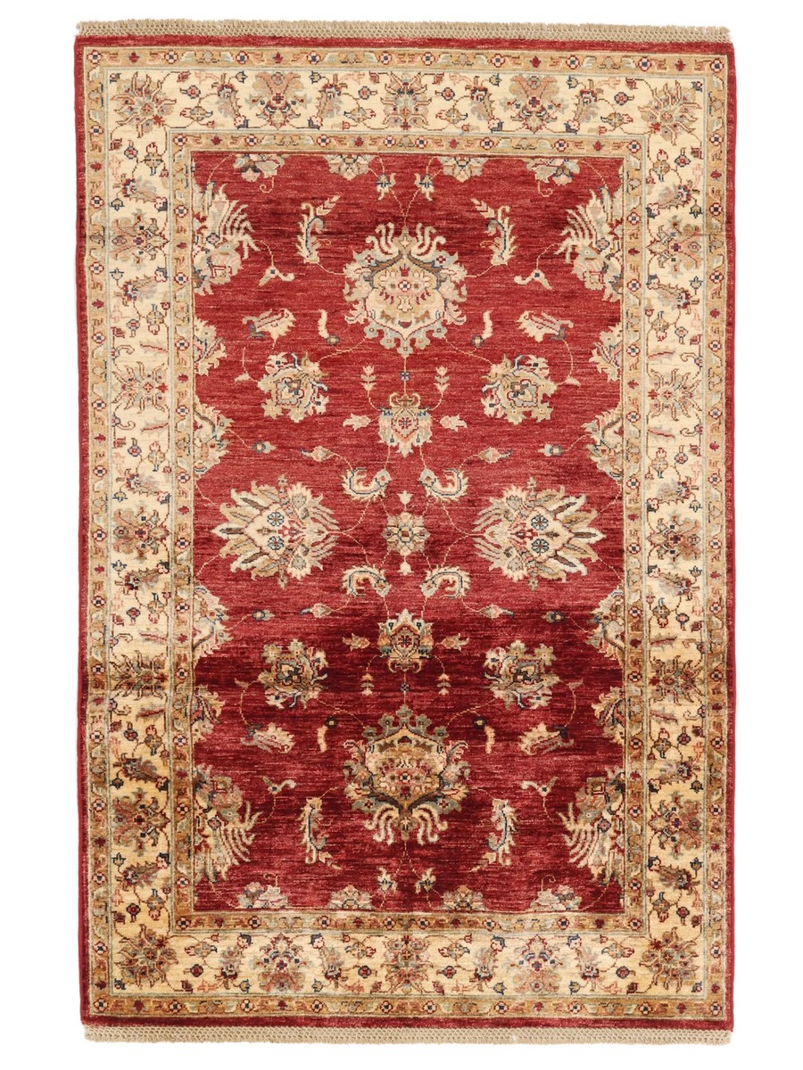 121x182 см, Афганистан, Зиглер, Wool, оранжевый