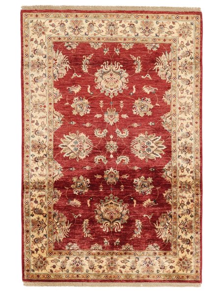 121x182 см, Афганистан, Зиглер, Wool, оранжевый