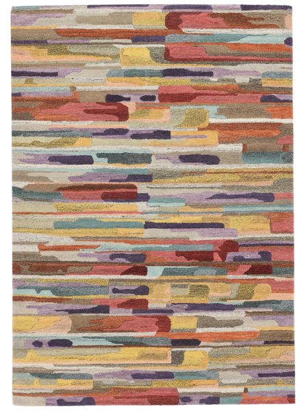 200x300 см, Индия, Современные, Wool, многоцветный
