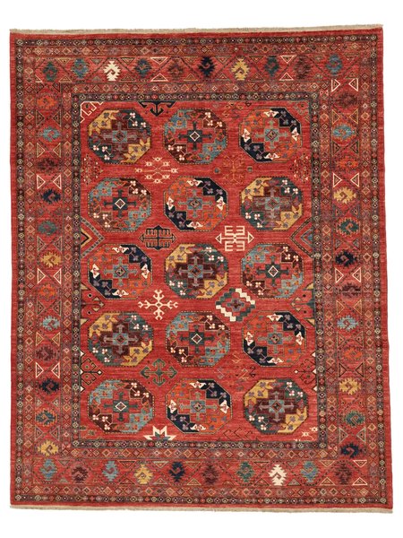 237x301 см, Афганистан, Казак, Wool, красный