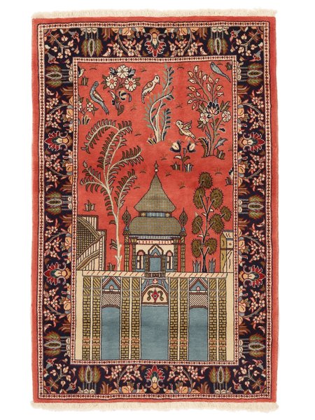 114x179 см, Иран, Сарук, Wool, чёрный