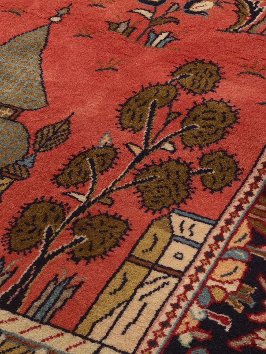 114x179 см, Иран, Сарук, Wool, чёрный — вид 3