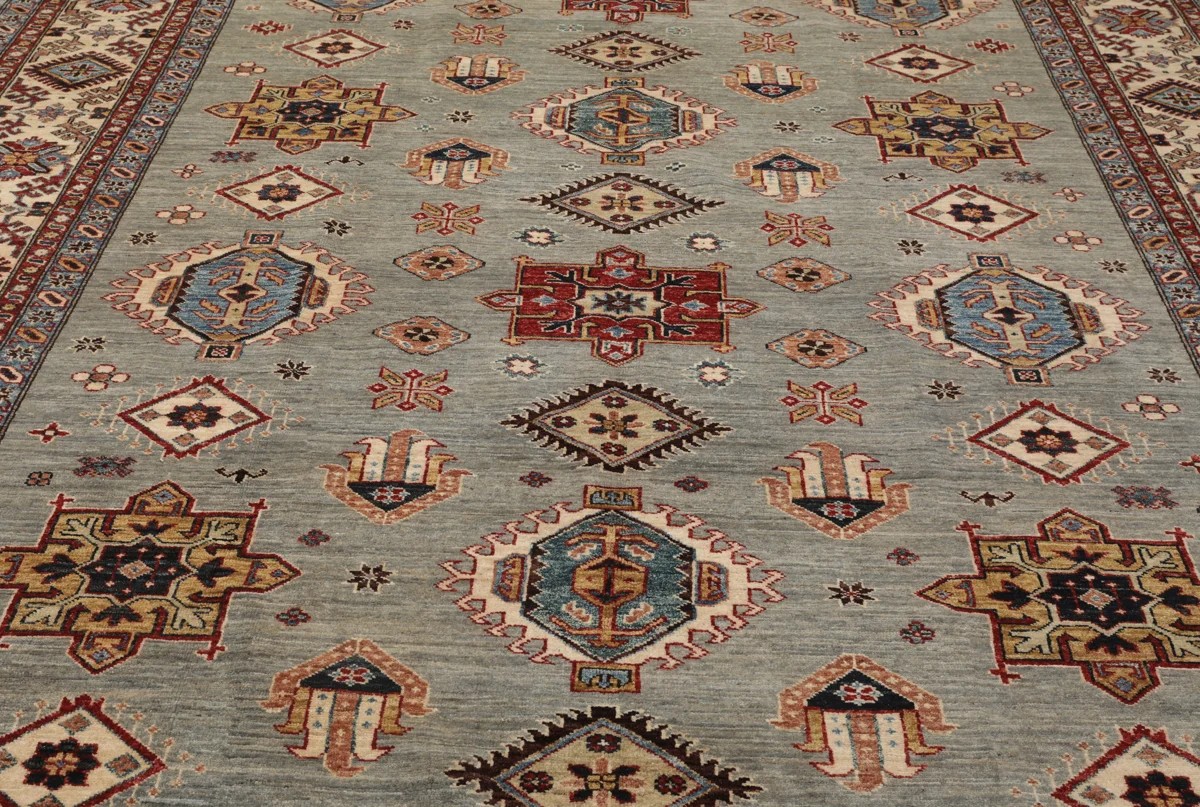 248x339 см, Афганистан, Казак, Wool, коричневый — вид 2