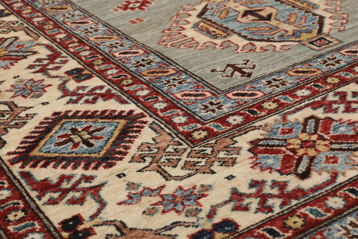 248x339 см, Афганистан, Казак, Wool, коричневый — вид 3