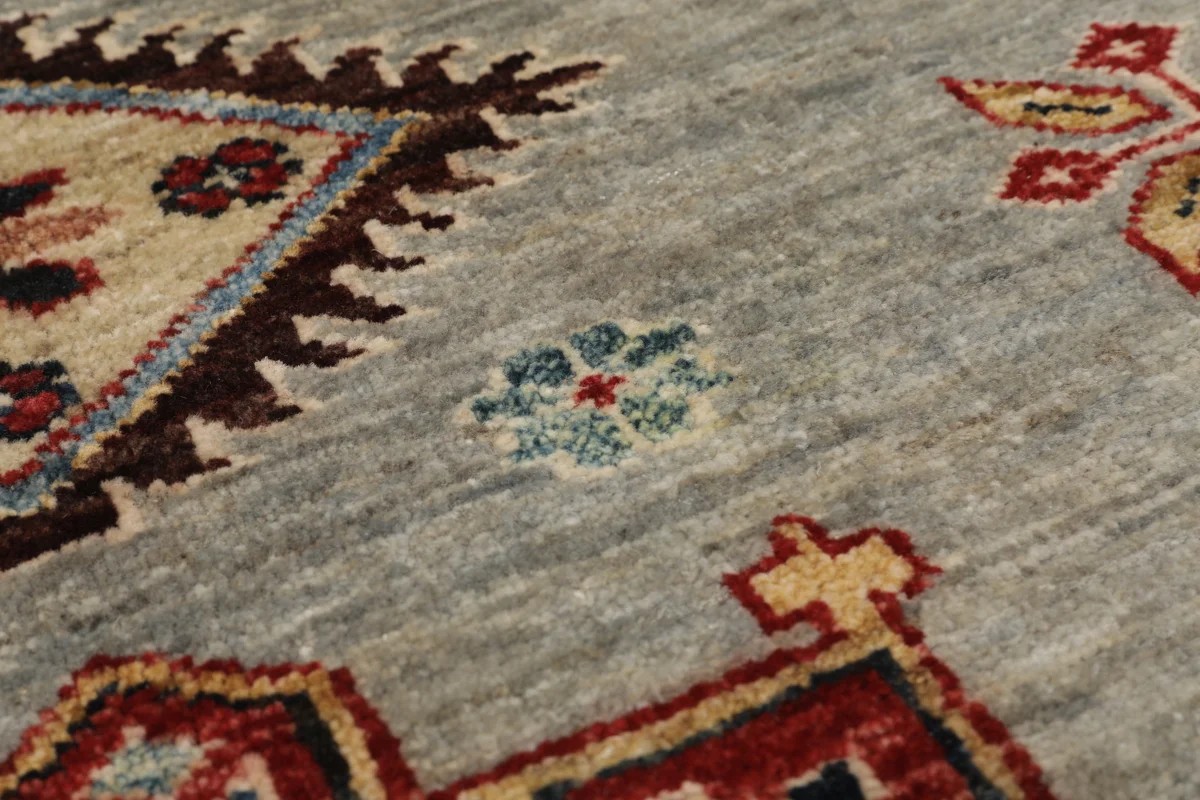 248x339 см, Афганистан, Казак, Wool, коричневый — вид 5