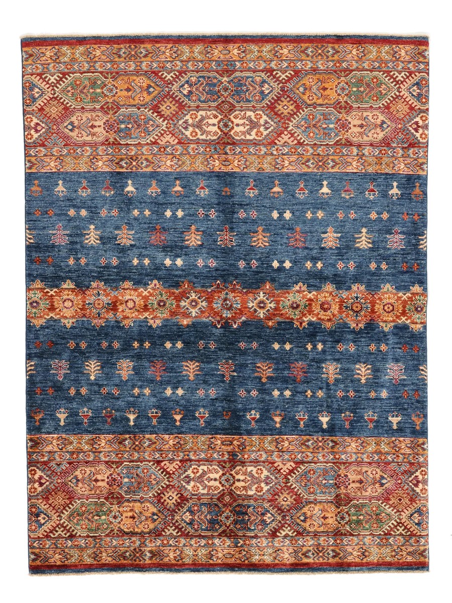 160x209 см, Афганистан, Восточные, Wool, красный