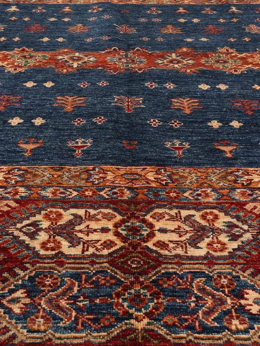 160x209 см, Афганистан, Восточные, Wool, красный — вид 4