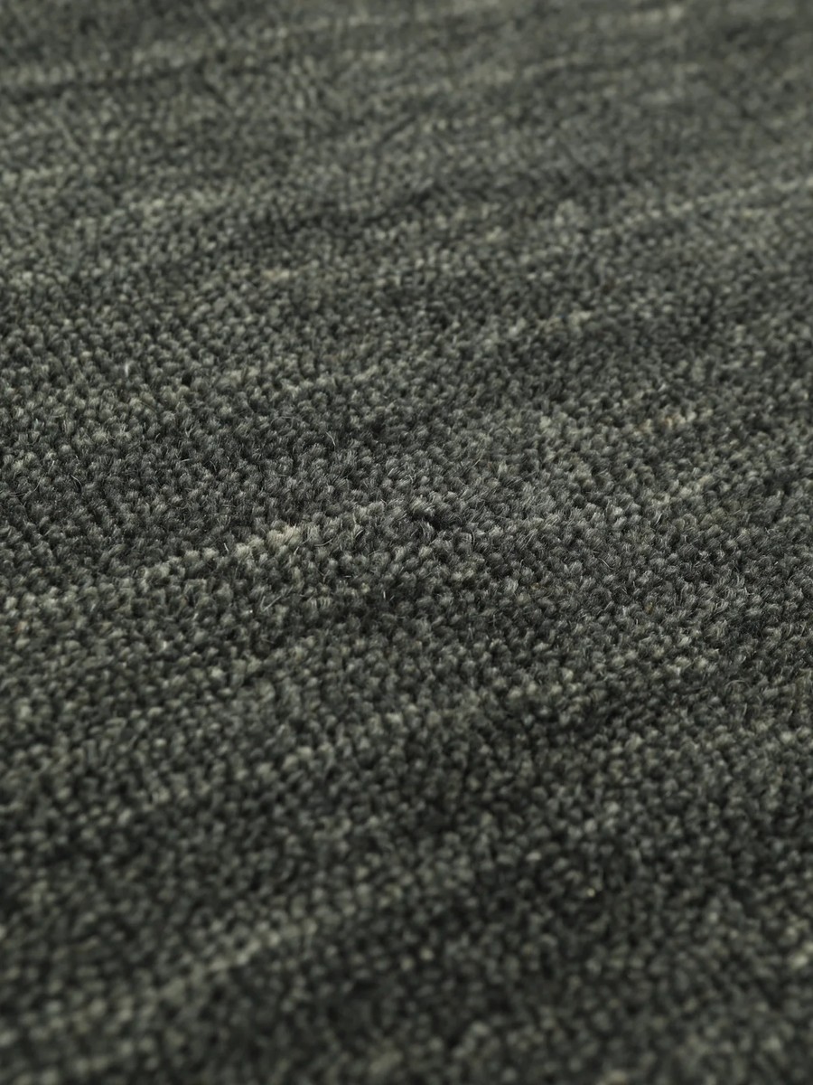 Ø150 см, Индия, Однотонные, Wool, чёрный — вид 6