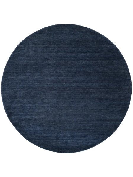 Ø200 см, Индия, Современные, Wool, тёмно-синий