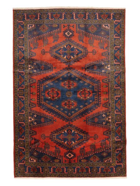 207x307 см, Иран, Восточные, Wool, чёрный