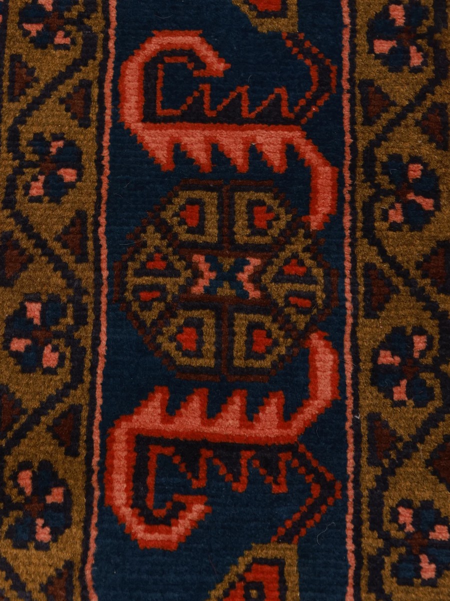 207x307 см, Иран, Восточные, Wool, чёрный — вид 4