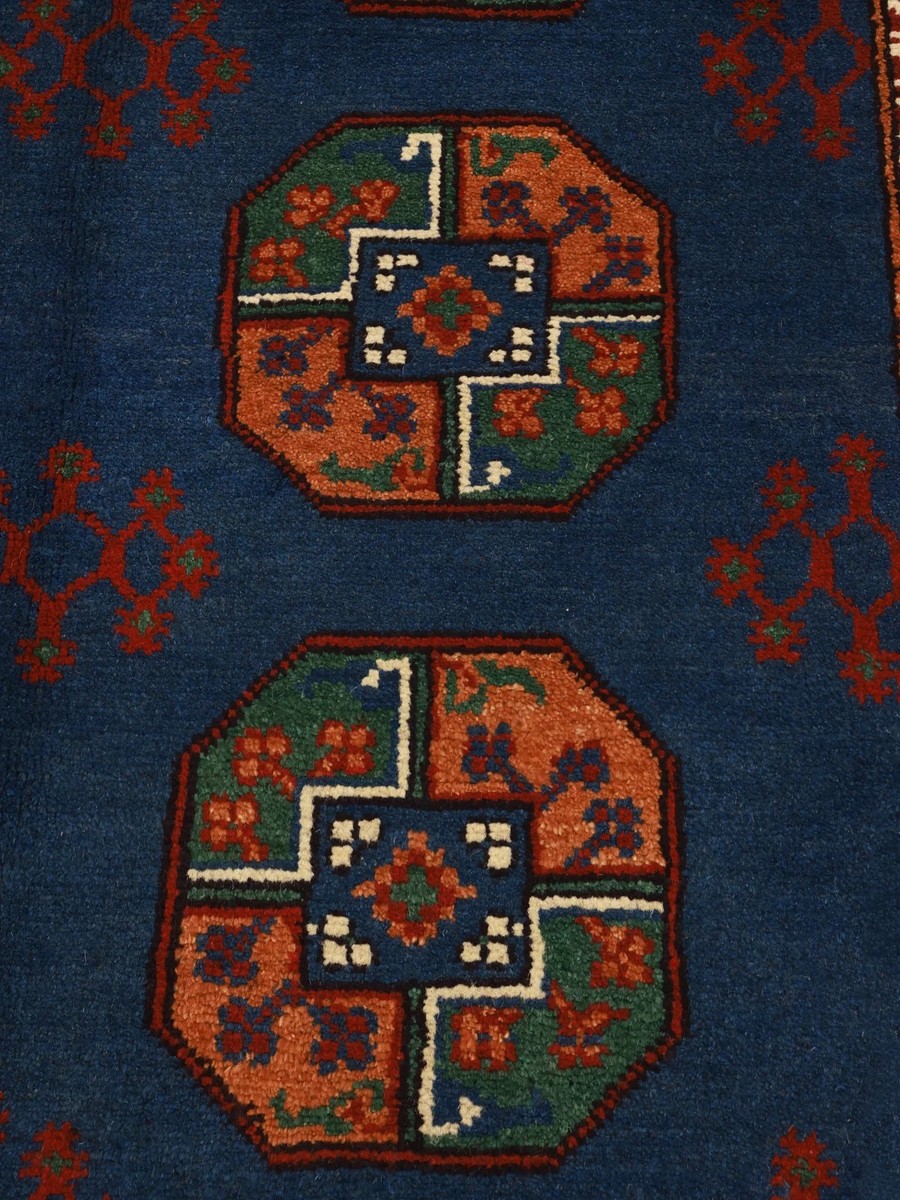 146x196 см, Афганистан, Акче, Wool, чёрный — вид 4
