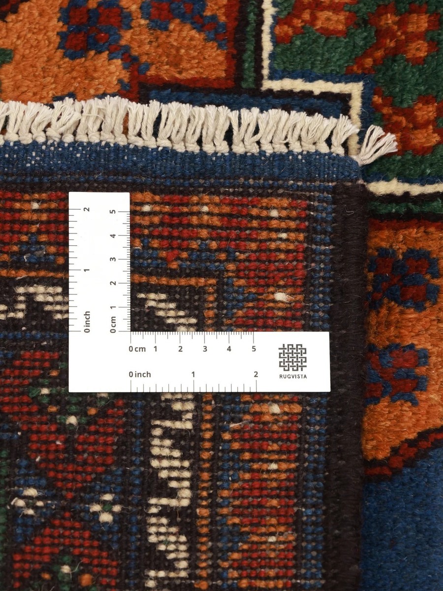 146x196 см, Афганистан, Акче, Wool, чёрный — вид 6