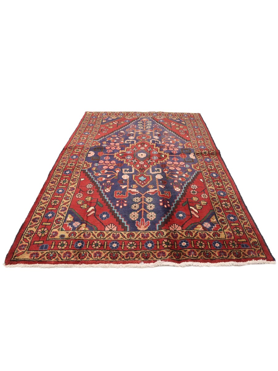 109x213 см, Иран, Хамадан, Wool, чёрный — вид 2