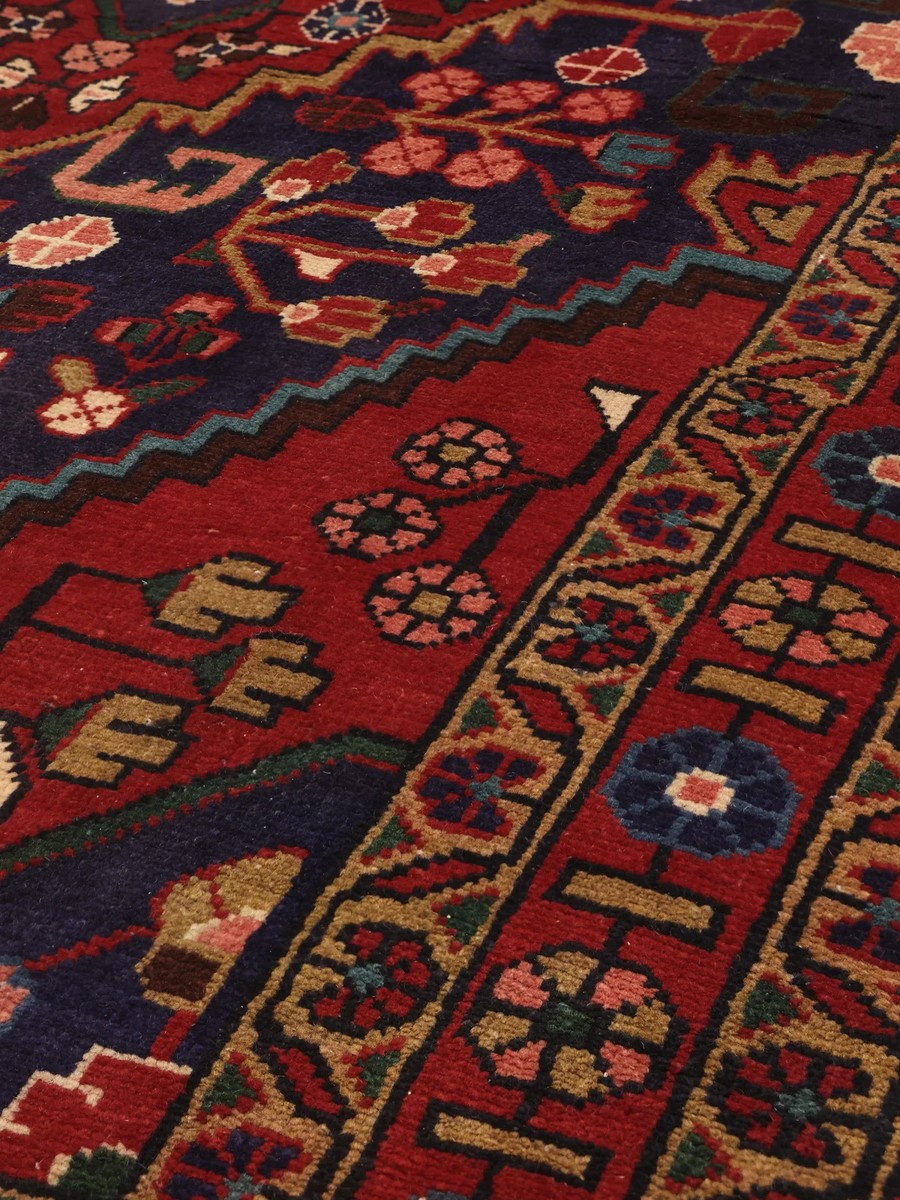 109x213 см, Иран, Хамадан, Wool, чёрный — вид 4
