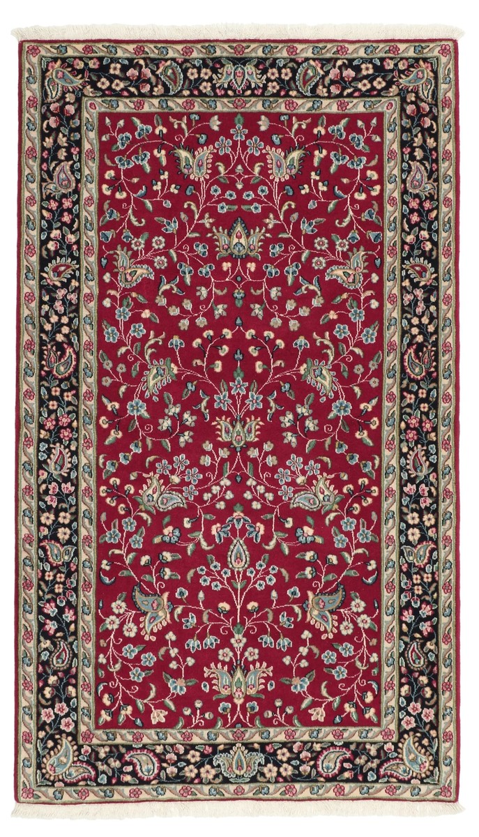 88x157 см, Иран, Керман, Wool, красный