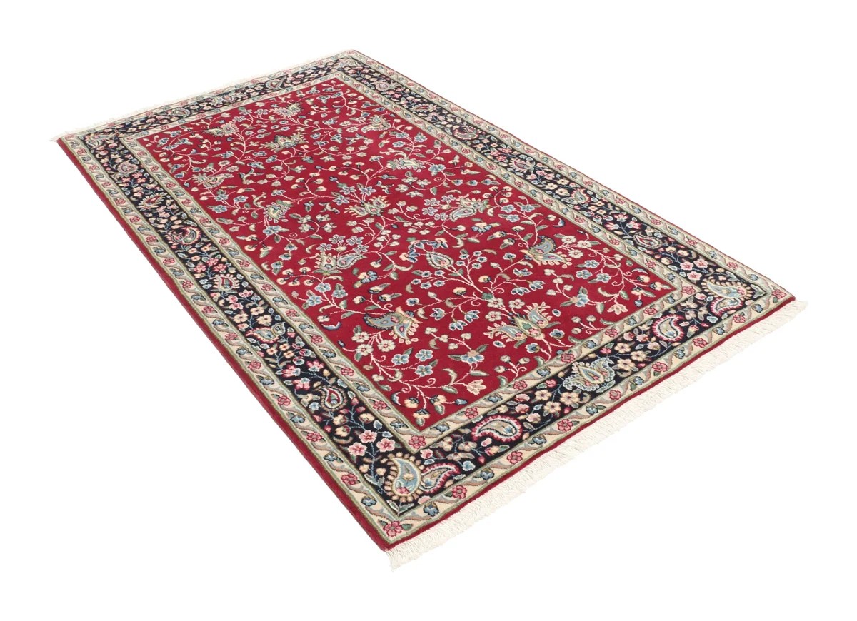 88x157 см, Иран, Керман, Wool, красный — вид 2