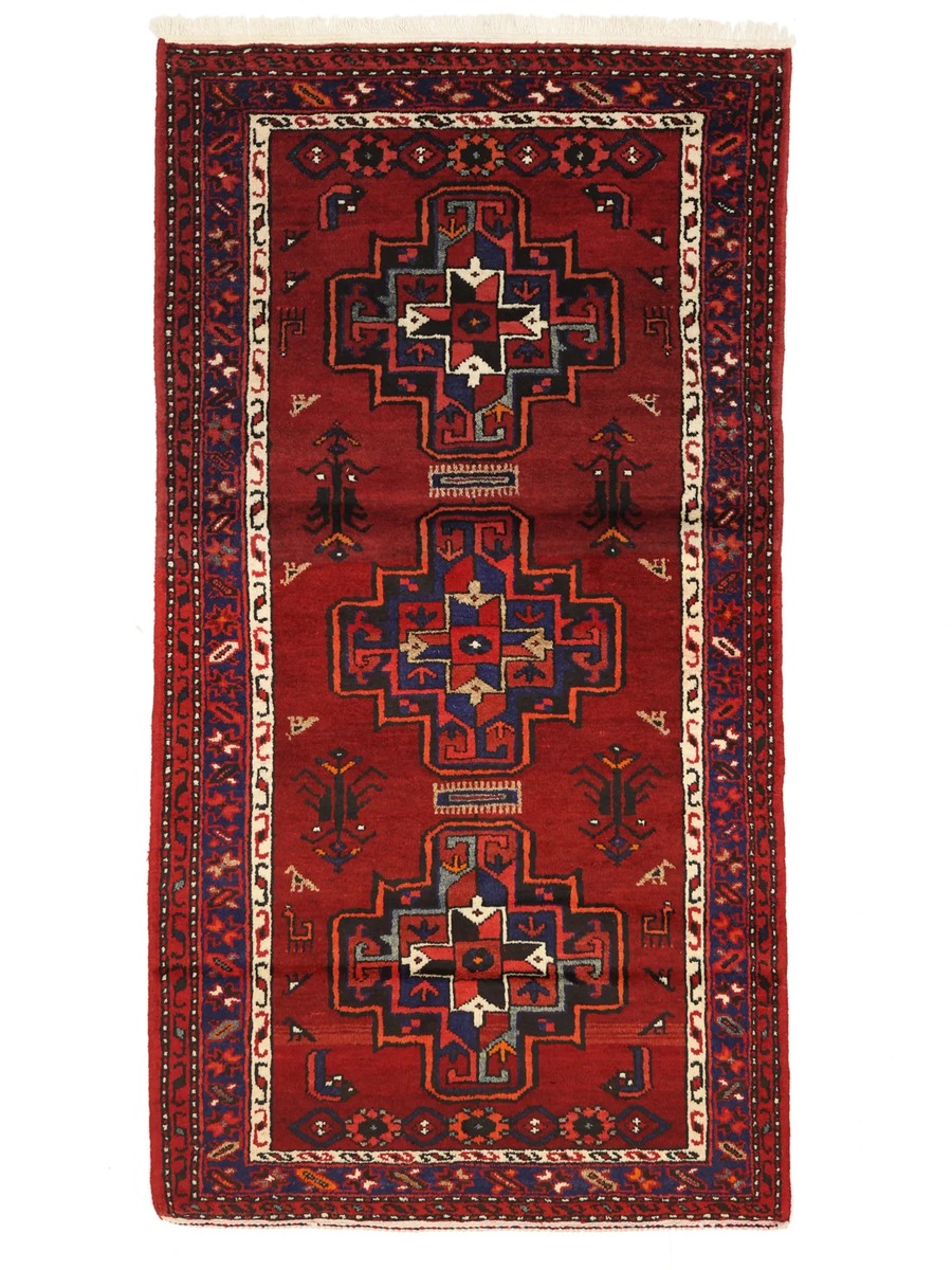 107x200 см, Иран, Хамадан, Wool, бежевый