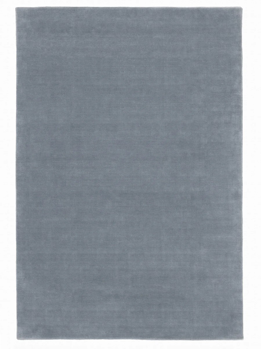 160x230 см, Индия, Однотонные, Wool, синий