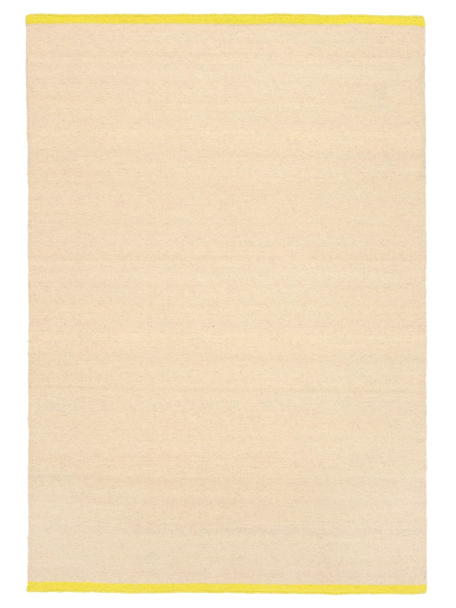 160x230 см, Индия, Однотонные, 85% Wool, жёлтый