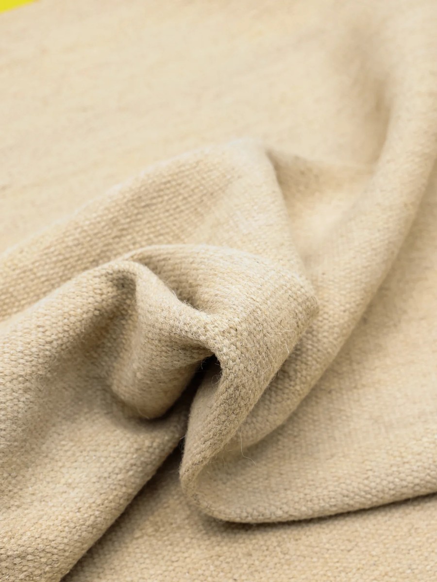 160x230 см, Индия, Однотонные, 85% Wool, жёлтый — вид 4
