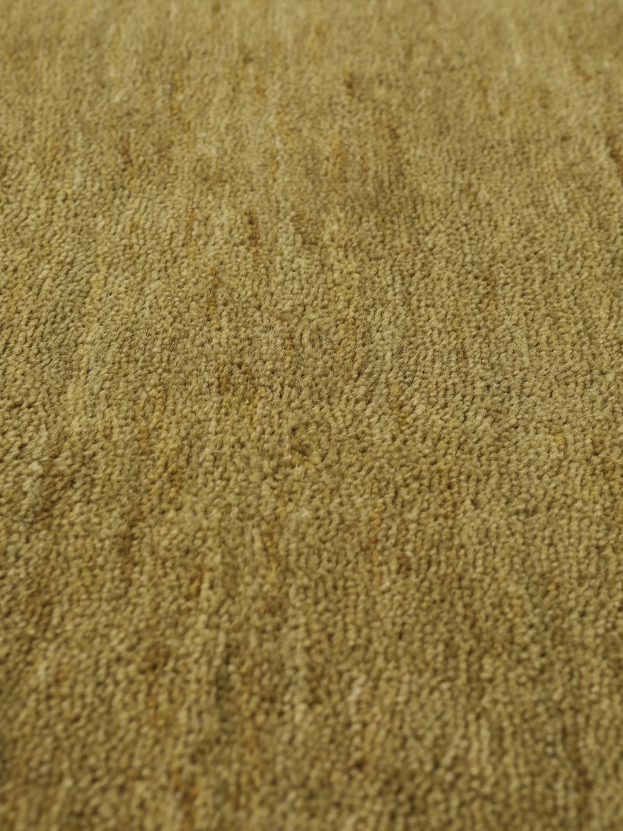 Ø150 см, Индия, Однотонные, Wool, зелёный — вид 5