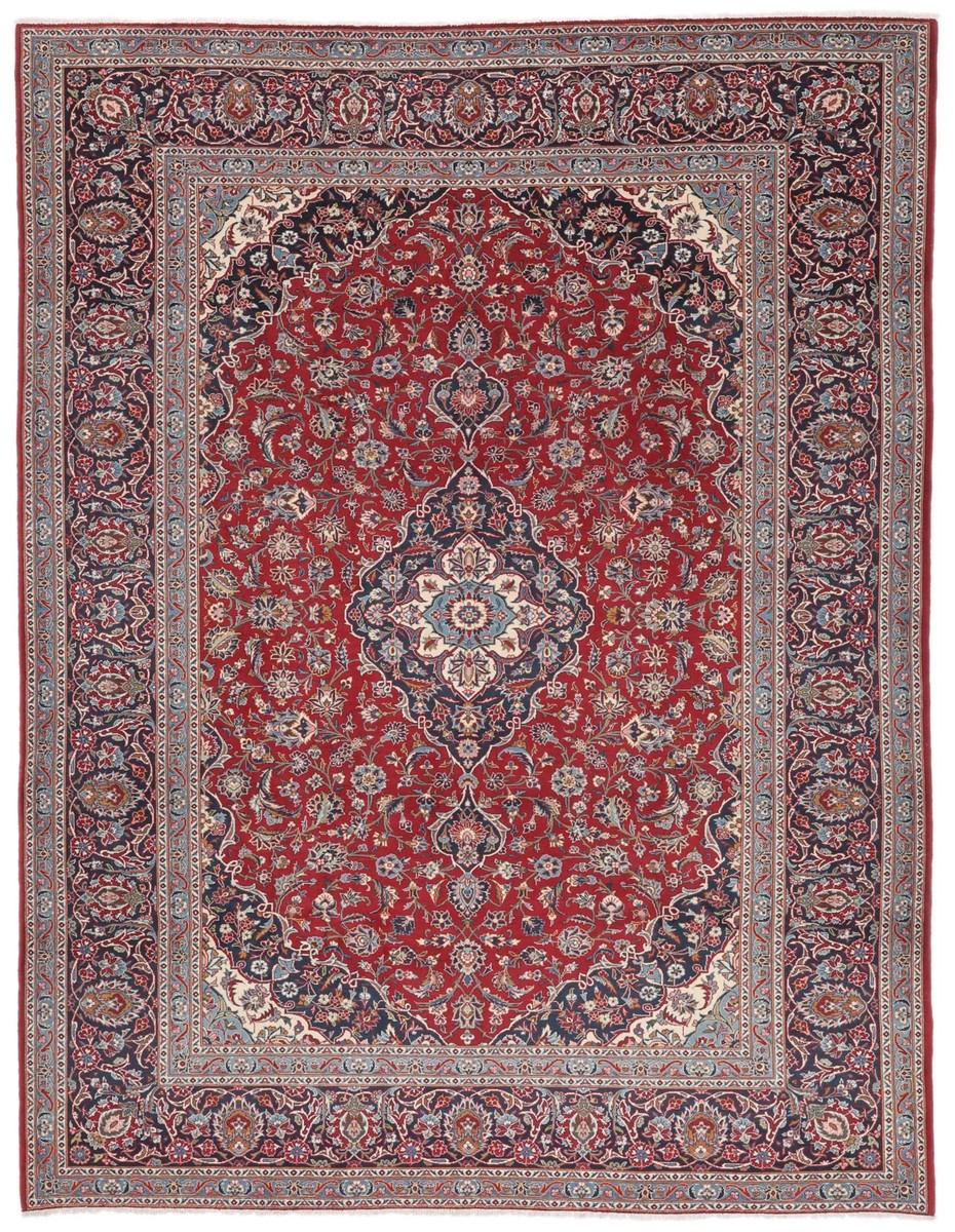 284x370 см, Иран, Кашан, Wool, красный