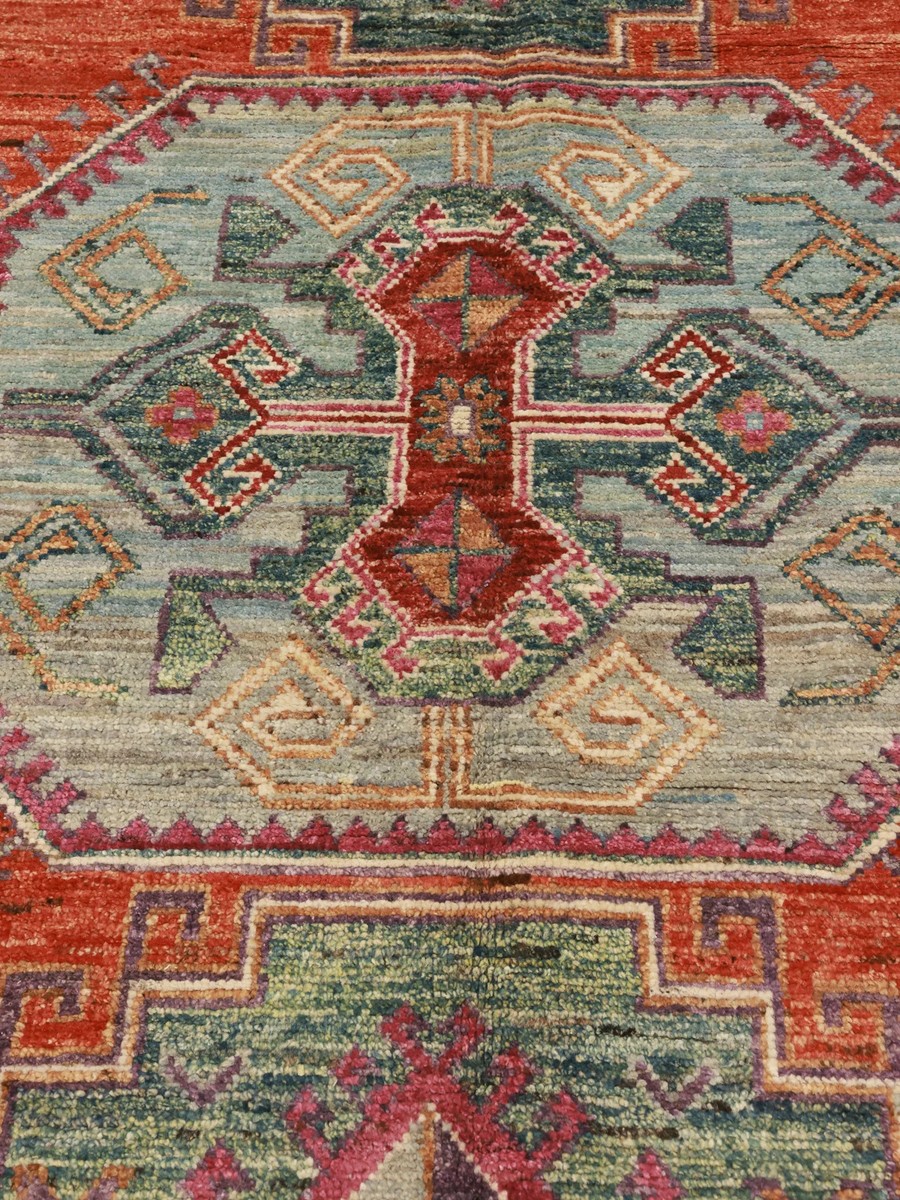 165x238 см, Афганистан, Казак, Wool, чёрный — вид 4