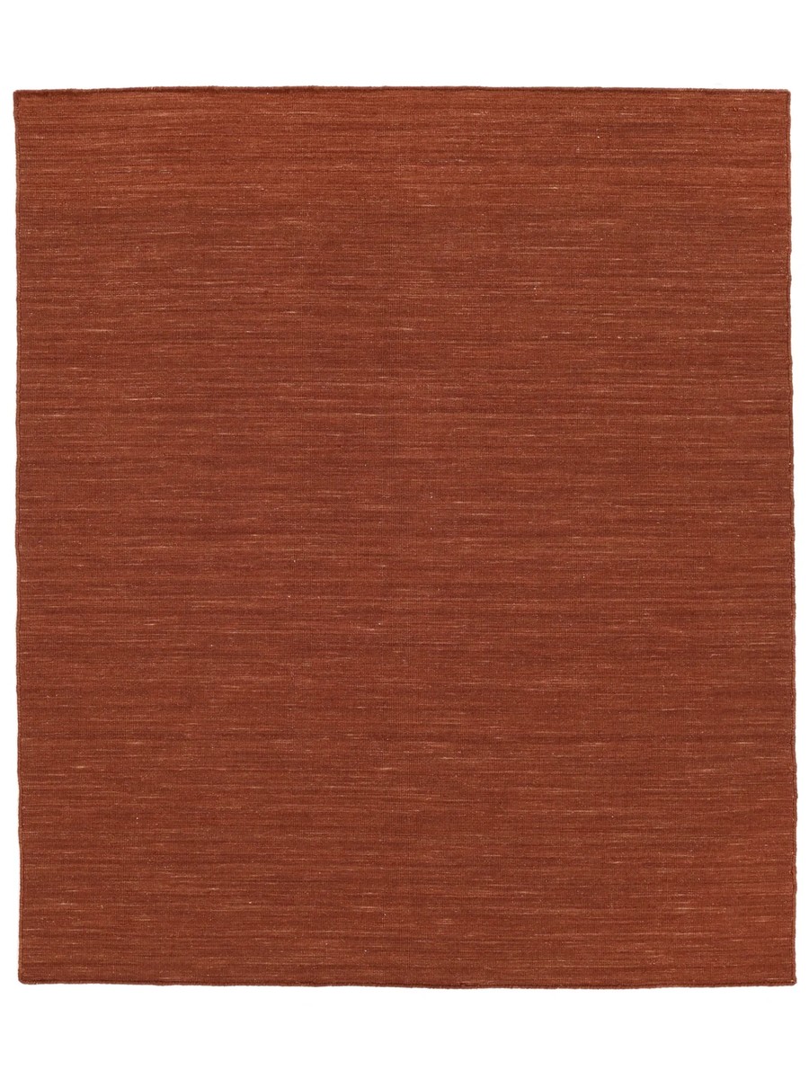 200x250 см, Индия, Килимы, Wool, ржаво-красный