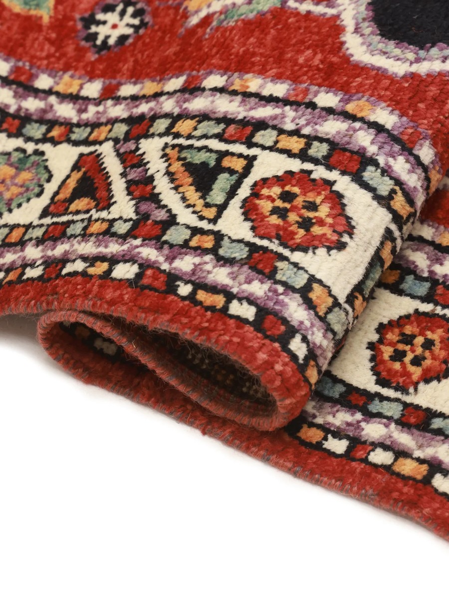 176x241 см, Афганистан, Казак, Wool, чёрный — вид 5